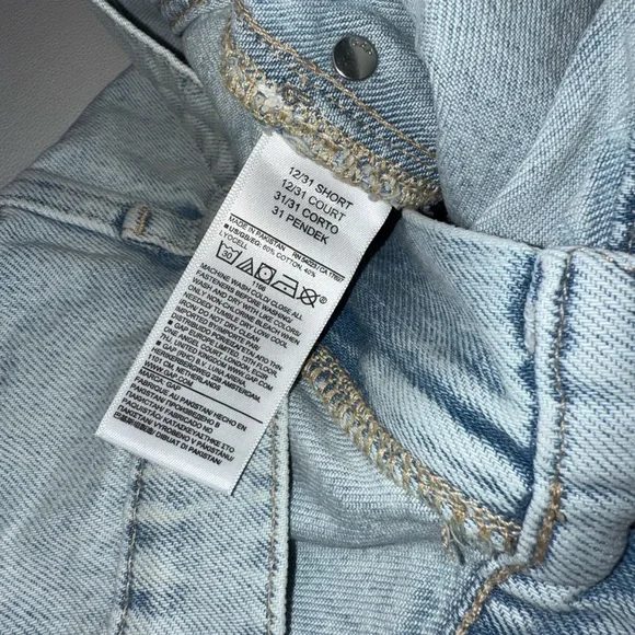 GAP Denim High Rise Wide Leg Jeans - size 12 - Picture 3 of 7